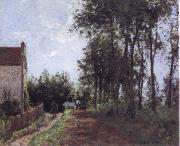 The Rood near the Farm Camille Pissarro